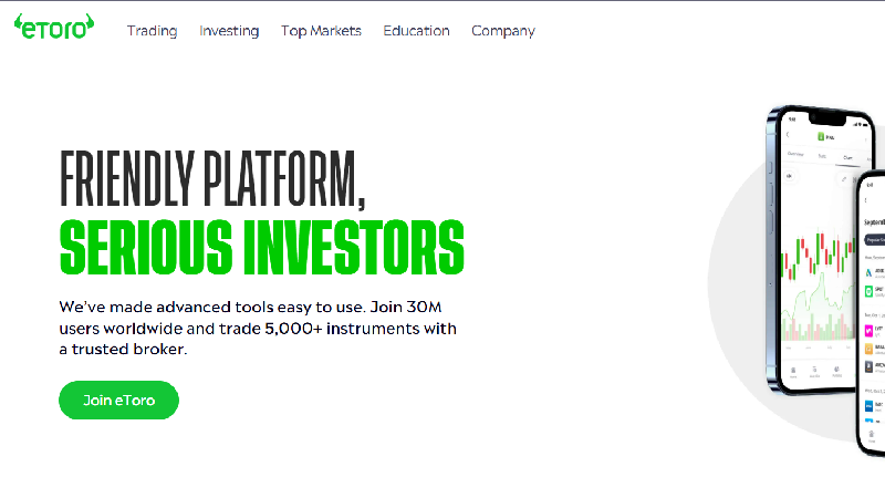 Найкращі криптовалютні додатки etoro